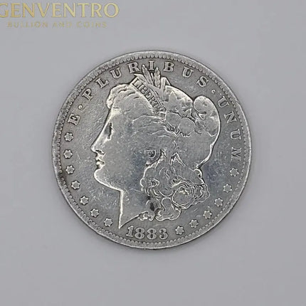 1883 Morgan Silver Dollar $1 Coin – 90% Silver – Philadelphia Mint #B02 Genventro Bullion and Coins