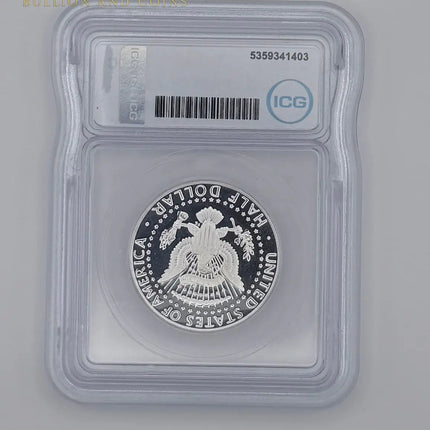 2004-S Silver Kennedy Half Dollar ICG PR70 DCAM 90% Silver #403 Genventro Bullion and Coins