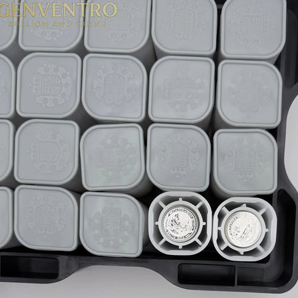 Tube 1/10 oz Royal Mint .999 Fine Silver Britannia - BU New - Tube of 16 Genventro Bullion and Coins