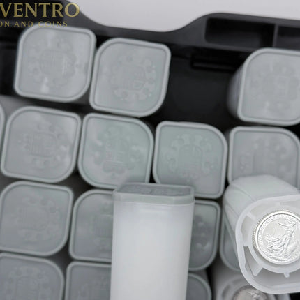 Tube 1/10 oz Royal Mint .999 Fine Silver Britannia - BU New - Tube of 16 Genventro Bullion and Coins