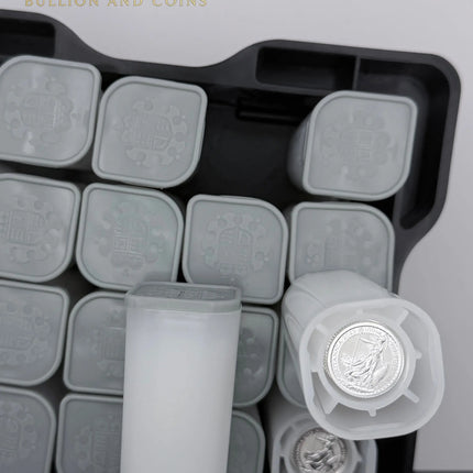 Tube 1/10 oz Royal Mint .999 Fine Silver Britannia - BU New - Tube of 16 Genventro Bullion and Coins