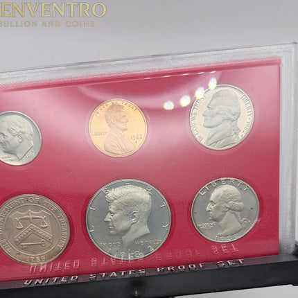1982 US Mint Proof Set - BU Coins with Original Mint Display Box #206 Genventro Bullion and Coins