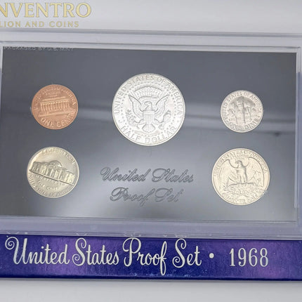 1968 US Mint Proof Set - BU Coins with Original Mint Packaging #209 Genventro Bullion and Coins