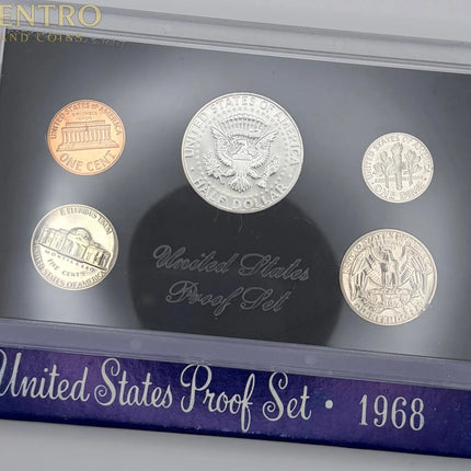 1968 US Mint Proof Set - BU Coins with Original Mint Packaging #209 Genventro Bullion and Coins