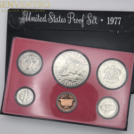 1977 US Mint Proof Set - BU Coins with Original Mint Packaging #242 Genventro Bullion and Coins