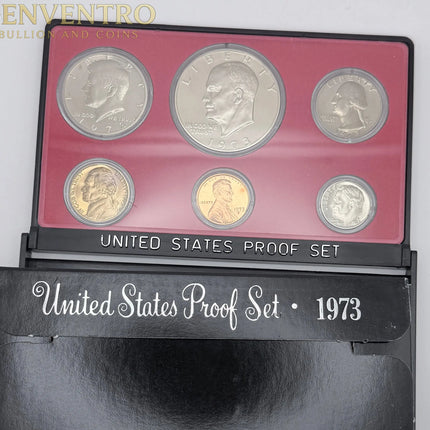 1973 US Mint Proof Set - BU Coins with Original Mint Packaging #222 Genventro Bullion and Coins