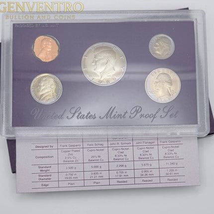 1989 US Mint Proof Set BU Coins with Original Mint Packaging  #256 Genventro Bullion and Coins