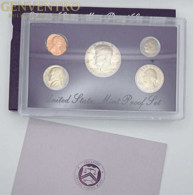 1989 US Mint Proof Set BU Coins with Original Mint Packaging  #256 Genventro Bullion and Coins