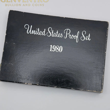 1980 US Mint Proof Set BU Coins with Original Mint Packaging  #328 Genventro Bullion and Coins