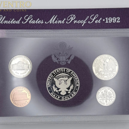 1992 US Mint Proof Set BU Coins with Original Mint Packaging  #318 Genventro Bullion and Coins