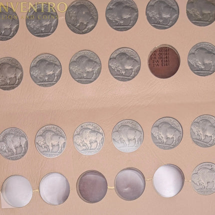 1927 - 1938 (x 23 BU) Buffalo Nickels w/ a Dansco Buffalo Nickels Album Genventro Bullion and Coins