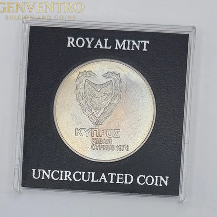 1976 Cyprus One Pound Coin – Royal Mint – Uncirculated Commemorative Genventro Bullion and Coins