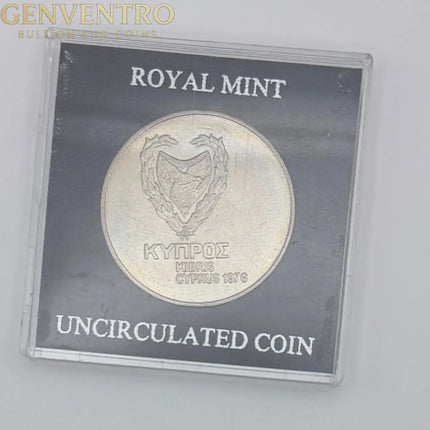 1976 Cyprus One Pound Coin – Royal Mint – Uncirculated Commemorative Genventro Bullion and Coins