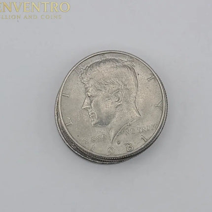 (4) 1980's Kennedy Half Dollars - 4 x U.S. Mint Kennedy Half Dollars Genventro Bullion and Coins