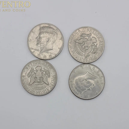 (4) 1980's Kennedy Half Dollars - 4 x U.S. Mint Kennedy Half Dollars Genventro Bullion and Coins