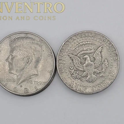 (4) 1980's Kennedy Half Dollars - 4 x U.S. Mint Kennedy Half Dollars Genventro Bullion and Coins