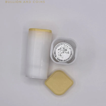 1/4 oz Great Britain Silver Britannia (Year Varies) - 20 Tubes - 380 BU Coins Genventro Bullion and Coins