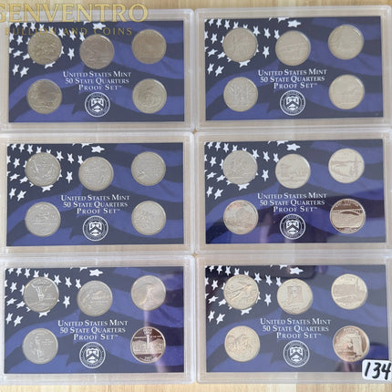 Thirty (30) U.S. Mnt State Quarter Proof Coins Genventro Bullion and Coins