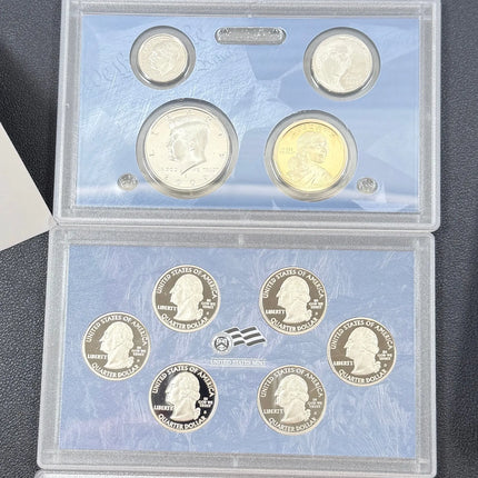 2009 Proof Set - W/ Kennedy & Presidential Dollars  18 coins with Box & COA Genventro Bullion and Coins
