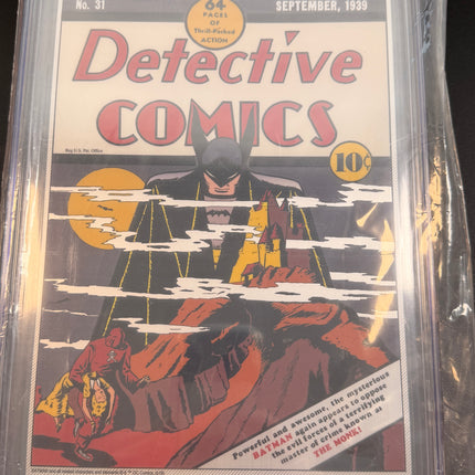 Detective Comics #31 Foil - 35g .999 Fine Silver- CGC Graded 9.8 DC Comics by Agoro