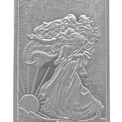 1 Troy Ounce OZ .999 Pure Molybdenum Precious Metal Walking Liberty American Eagle Silver Rare Metal Bar GOLD TESTING EQUIPMENT