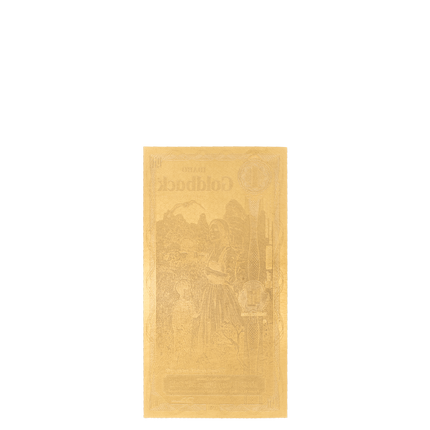 2026 Idaho 1 Goldback 1/1000th Troy oz Gold-Backed Currency Note - Single