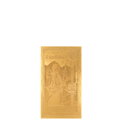 2026 Idaho 0.5 Goldback 1/2000th Troy oz Gold-Backed Currency Note - Single