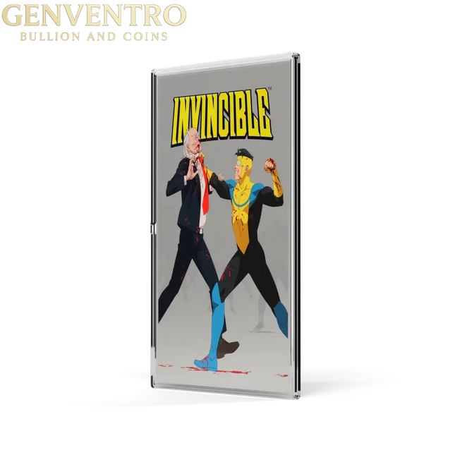Agoro Invincible Season 3 Poster 1 oz .999 Silver Collectible Foil Genventro Bullion and Coins