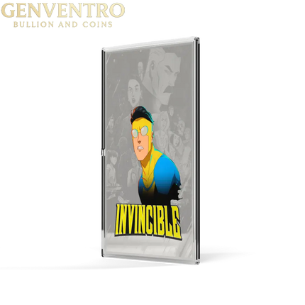 Invincible – Season 1 Poster 1 oz .999 Silver Collectible Foil - Agoro New Genventro Bullion and Coins