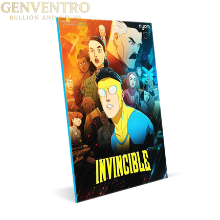 Invincible – Season 1 Poster 1 oz .999 Silver Collectible Foil - Agoro New Genventro Bullion and Coins