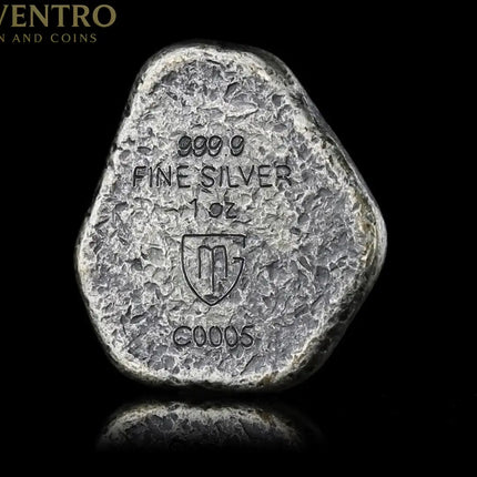 2026 Germania Mint Berkanan 1 oz Ag 999.9 Cast Rune Silver Bar - Presale Genventro Bullion and Coins