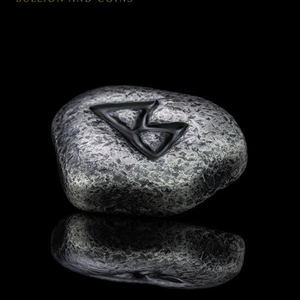 2026 Germania Mint Berkanan 1 oz Ag 999.9 Cast Rune Silver Bar - Presale Genventro Bullion and Coins