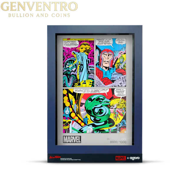 COMIX - Marvel Fantastic Four #102 Foil - Agoro 1 oz .999 Silver Foil Genventro Bullion and Coins