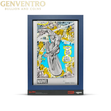 COMIX Marvel Fantastic Four #72 Foil - Agoro  1 oz Silver New Genventro Bullion and Coins
