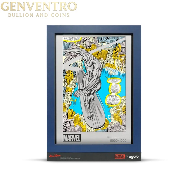 COMIX Marvel Fantastic Four #72 Foil - Agoro  1 oz Silver New Genventro Bullion and Coins