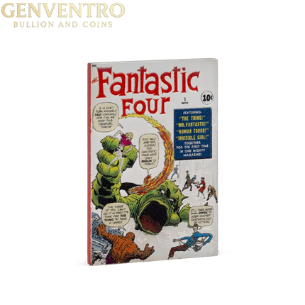 COMIX - Marvel Fantastic Four #1 - 1 oz .999 Silver - Agoro New in Box Genventro Bullion and Coins