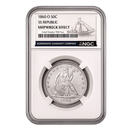 pnag1ozubsws 1860 o seated half dollar ss republic shipwreck ngc obv 1