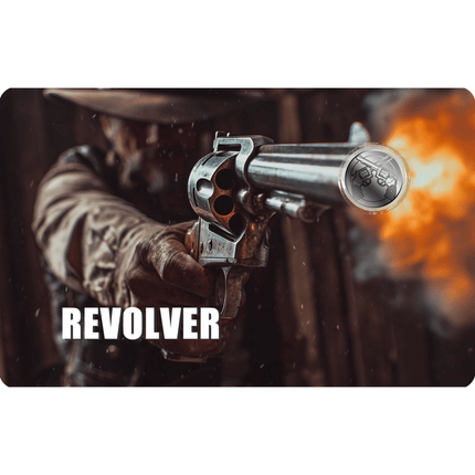 2026 liberia revolver 1/1000 oz platinum coin in card