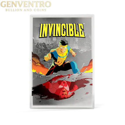 Invincible – Season 2 Poster 1 oz .999 Silver Collectible Foil - Agoro New Genventro Bullion and Coins
