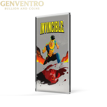 Invincible – Season 2 Poster 1 oz .999 Silver Collectible Foil - Agoro New Genventro Bullion and Coins