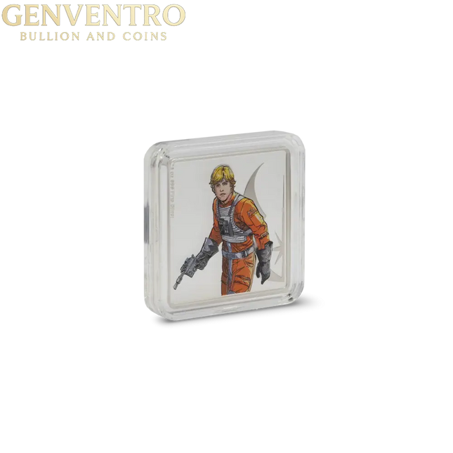 Star Wars Luke Skywalker and R2-D2 - 1 oz Silver Collectible - Agoro New Genventro Bullion and Coins