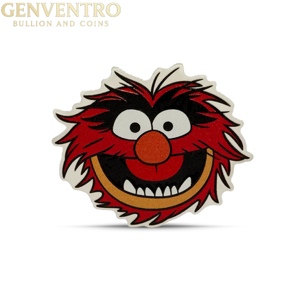 Disney The Muppets - Animal 1 oz .999 Silver Coin - Agoro New in Box Genventro Bullion and Coins