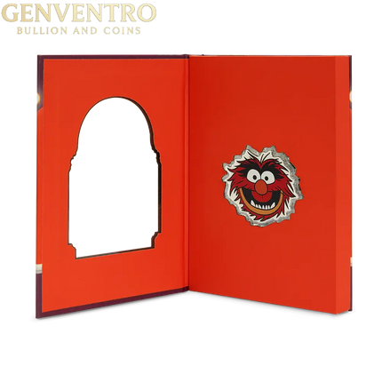 Disney The Muppets - Animal 1 oz .999 Silver Coin - Agoro New in Box Genventro Bullion and Coins