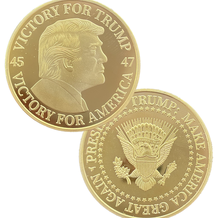 Trump 45/47 Gold Coin