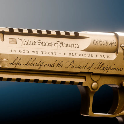 trump desert eagle 2 oz pure silver collectible details 4