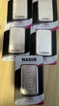 1 oz .999 Pure Fine Silver Nadir Bar