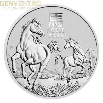 2026 Australia Year Of The Horse 1 oz BU New Design Pre Order Genventro