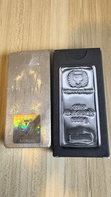 New Germania Mint Kilo Silver Bar - 1 Kilo (32.151 Troy Oz), 999.9 Pure – Mint Wrapped
