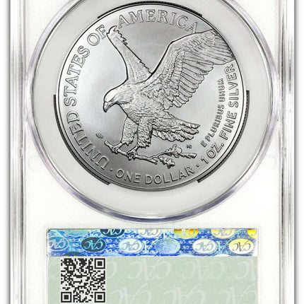 2026 $1 Silver Eagle CAC MS 70 First Day of Delivery Label