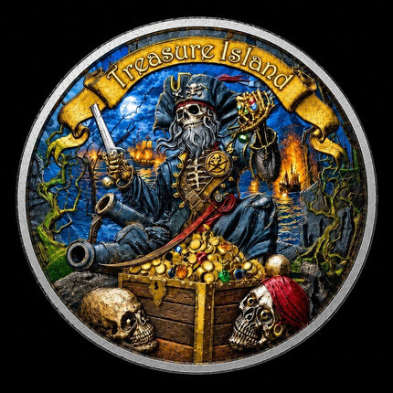 2026 niue treasure island deadman's last plunder 1 oz silver coin (05/28)